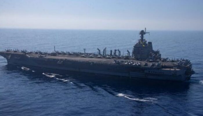 AS Tarik Kapal Induk Terbesar di Dunia dari Timur Tengah