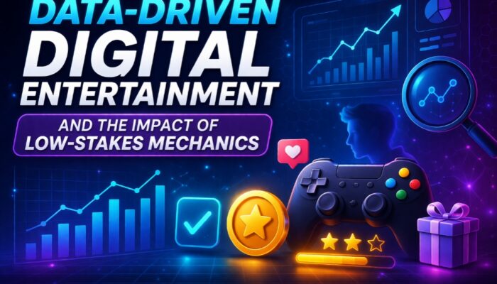 Data-Driven Digital Entertainment and the Impact of Low-Stakes Mechanics