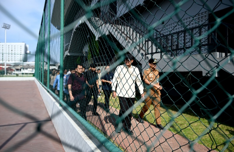 Bobby Nasution Tinjau Lapangan Kebun Bunga, Minta Perawatan Dilakukan Profesional