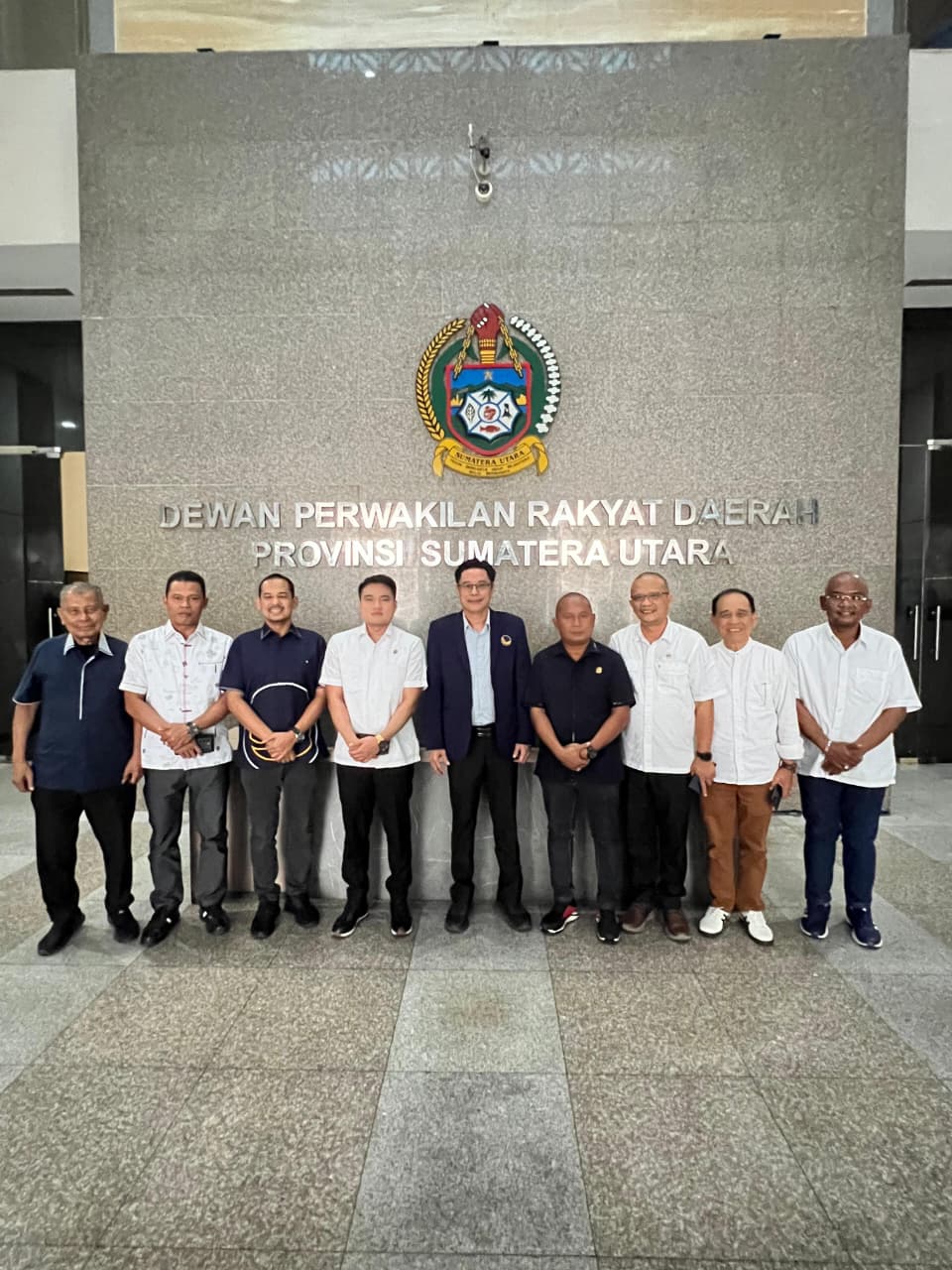 Iskandar ST Silaturahmi Dengan Jajaran Fraksi Nasdem DPRD Sumut