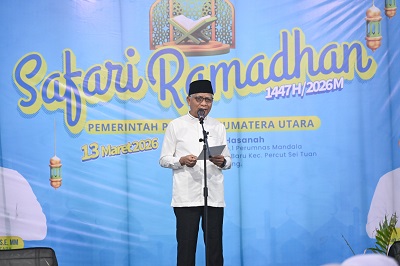 Wagub Sumut Surya Ajak Pemuda Ramaikan Masjid Dalam Safari Ramadan Deliserdang