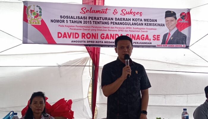Sosperda Penanggulangan Kemiskinan, David Roni Sinaga Ingatkan Warga, Data Adminduk Harus Akurat