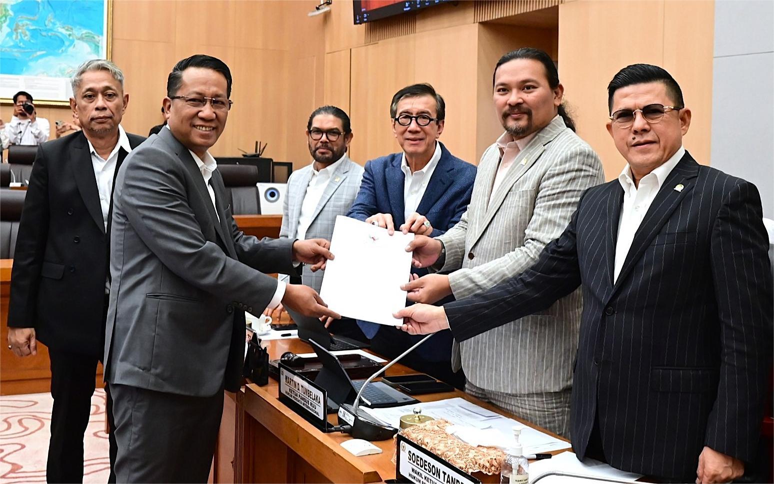 Pansus DPR Dan Pemerintah Sepakat RUU HPI Perkuat Kepastian Hukum