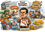 Pasar Keuangan Tertekan Awal Pekan, Pelaku Pasar Fokus Perang Iran–AS–Israel