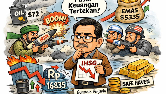 Pasar Keuangan Tertekan Awal Pekan, Pelaku Pasar Fokus Perang Iran–AS–Israel