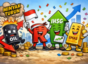 Harga Minyak Turun, IHSG dan Rupiah Kompak Menguat, Emas Ikut Naik