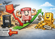 Harga Minyak Turun Tipis, Rupiah Dan Emas Menguat Terbatas