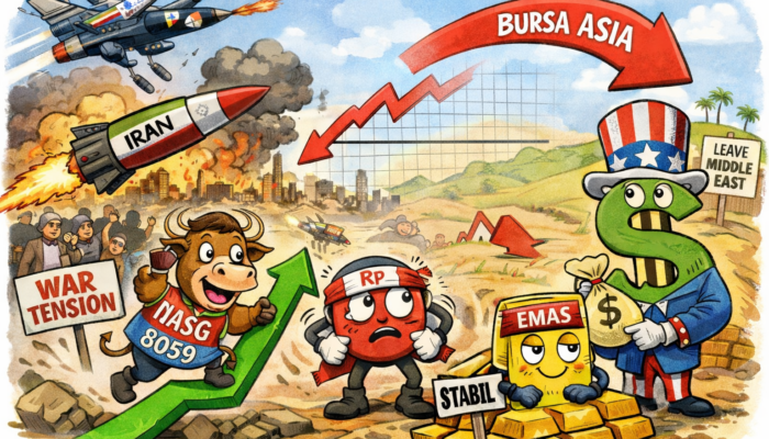 Perang Kian Memburuk, IHSG Menguat Sementara Rupiah dan Emas Stabil