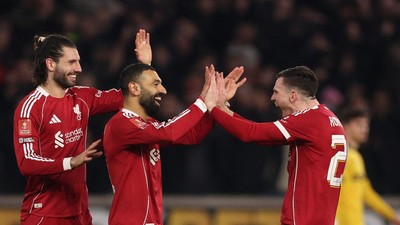 Piala FA: Liverpool Lolos Perempat Final Usai Hajar Wolves