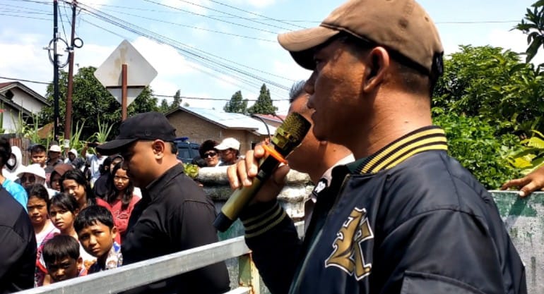 Didemo Kasus Korupsi, Kades Kota Galuh Ogah Teken Petisi Mundur