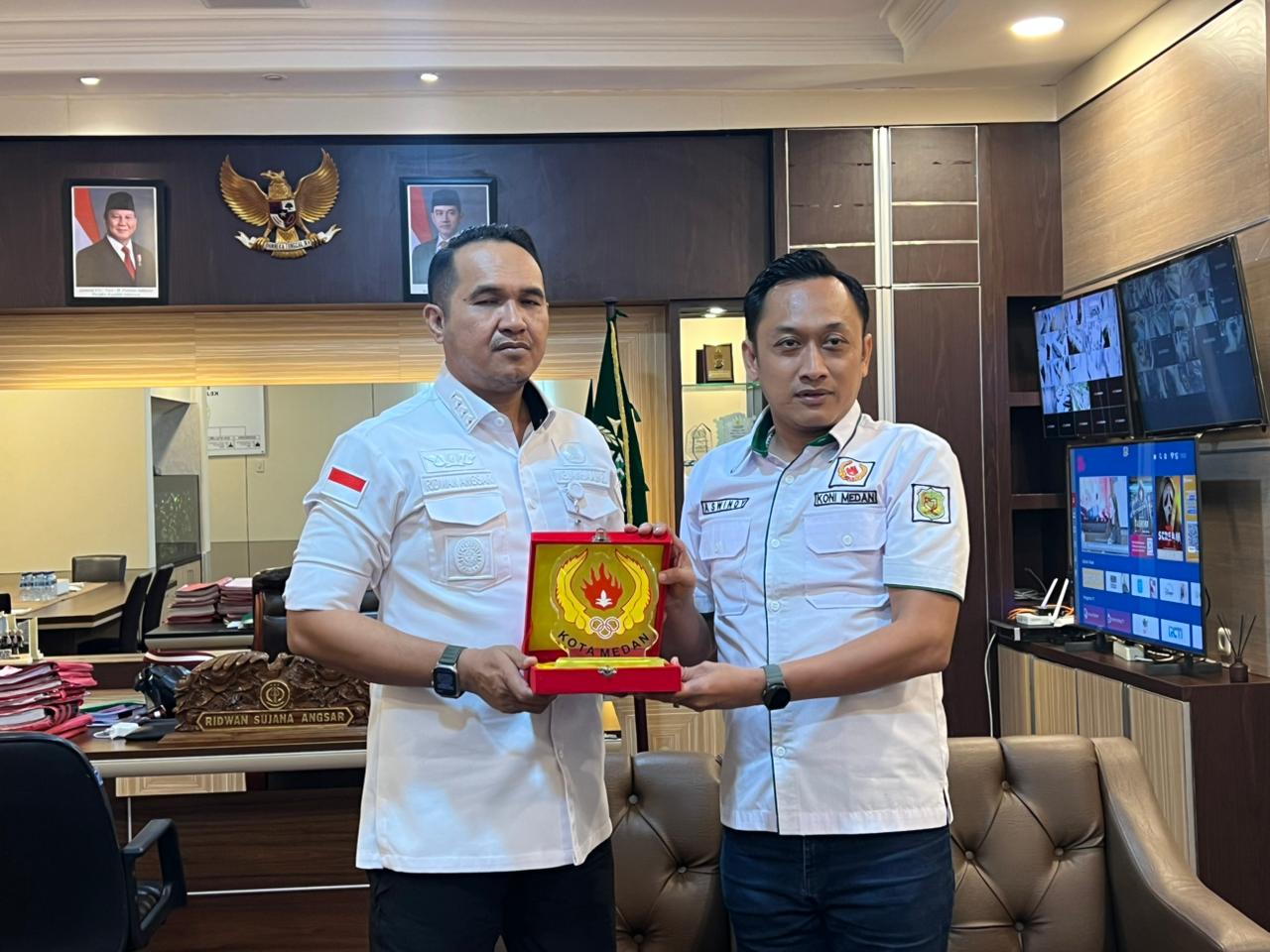 KONI Medan Silaturahmi Kejari, Sepakat Perkuat Sinergi Dan Kolaborasi Event Olahraga