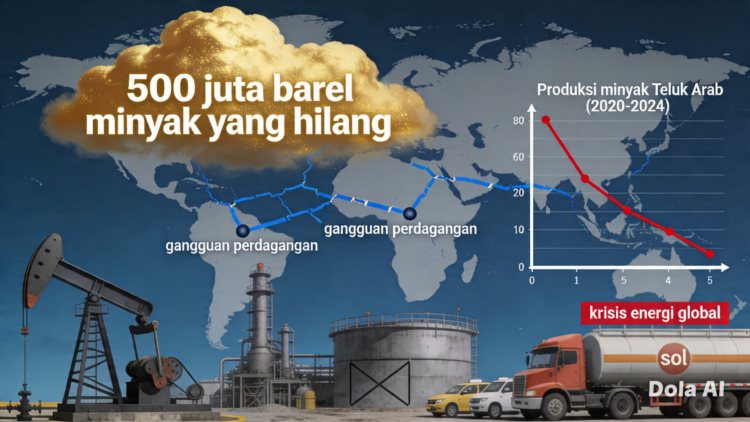Selama Perang AS-Iran, 500 Juta Barel Minyak Hilang dari Pasar Global