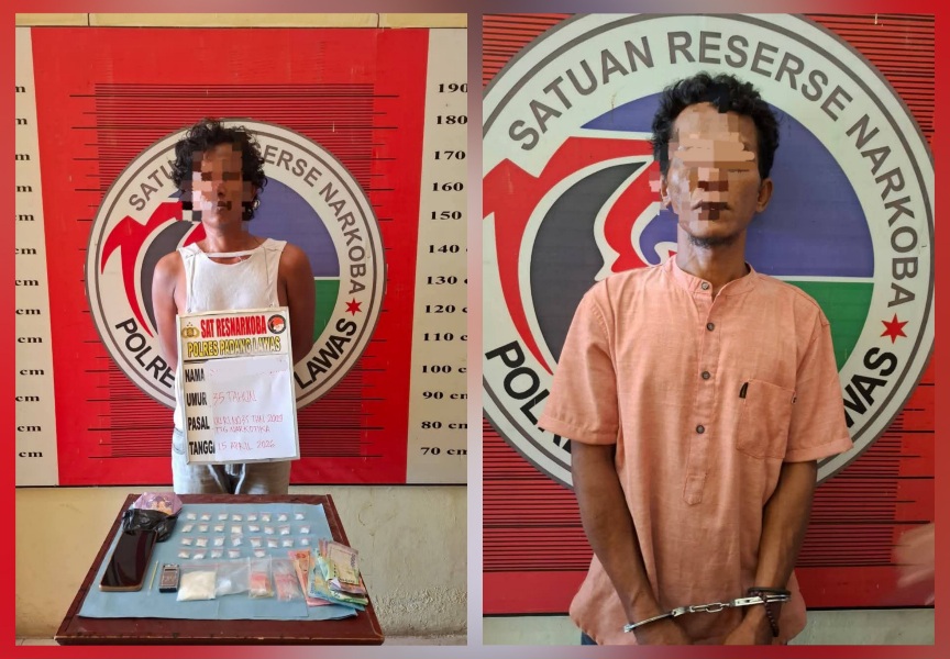 Polres Palas Tangkap Pengedar, Sita 70,13 Gram Sabu