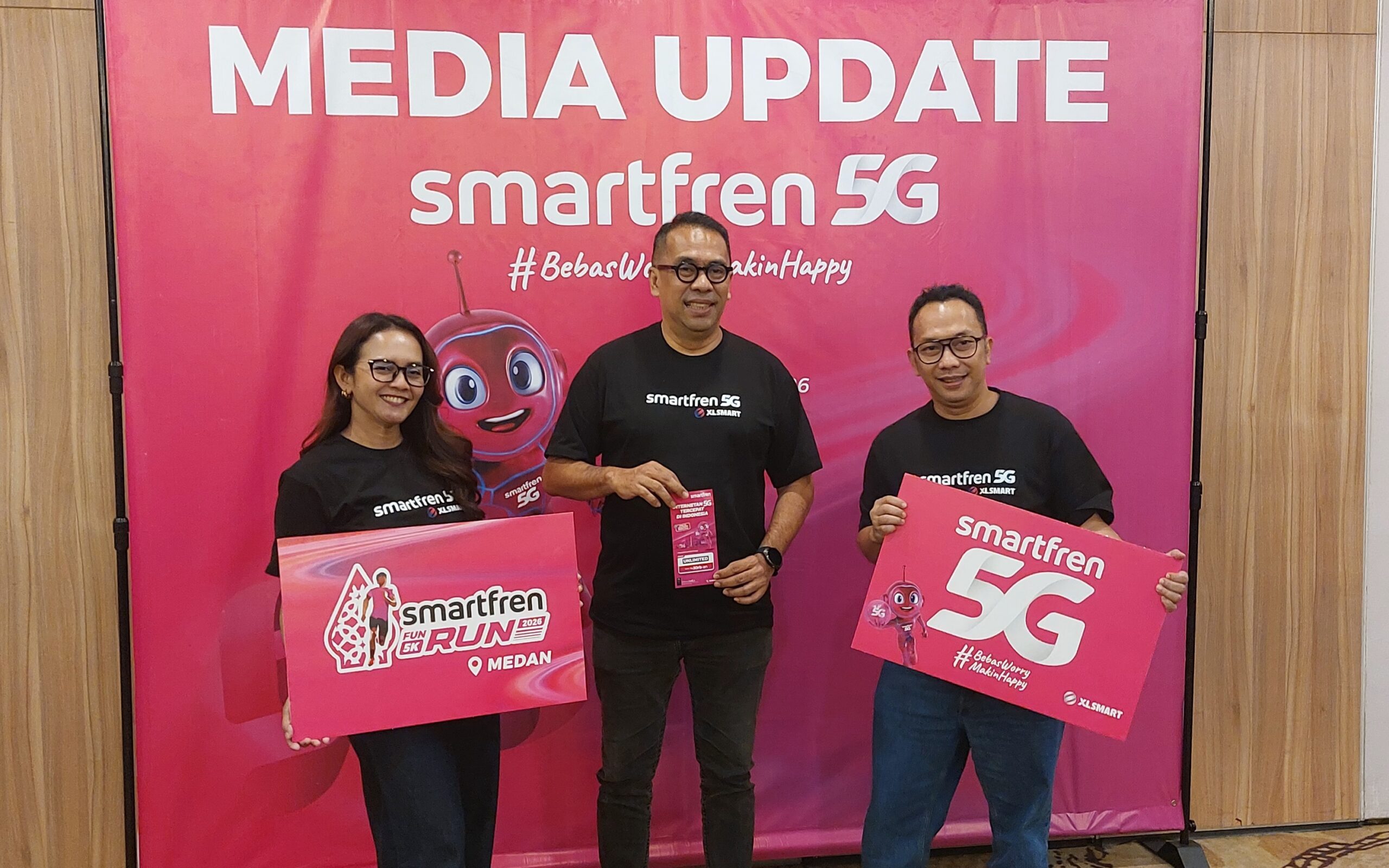 Smartfren Gelar Fun Run 2026 Di Medan, Bidik Lonjakan Pengguna Digital Sumut