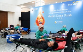Berbagi Kebaikan untuk Sesama, Bank Mandiri Gelar Donor Darah Massal bagi 2.800 Pendonor