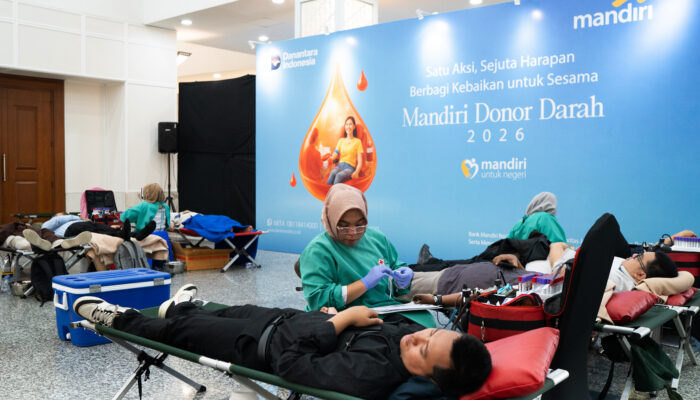 Berbagi Kebaikan untuk Sesama, Bank Mandiri Gelar Donor Darah Massal bagi 2.800 Pendonor