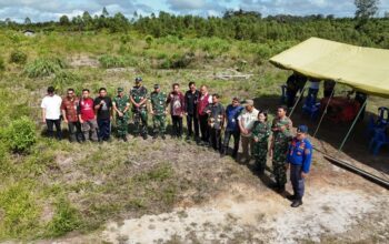 Tim Kemhan RI Tinjau Lokasi Pembangunan Yonif TP 955/HS Di Humbahas