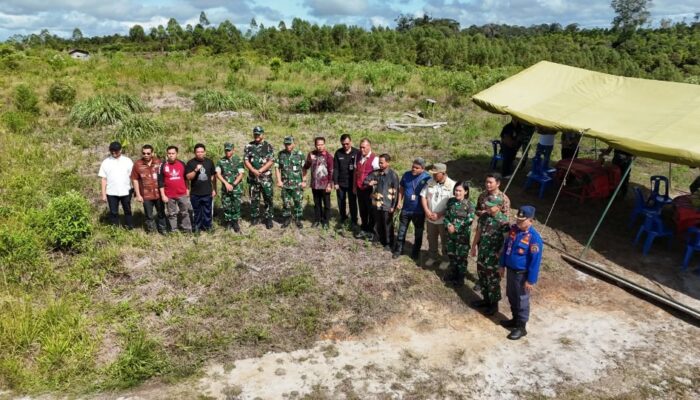 Tim Kemhan RI Tinjau Lokasi Pembangunan Yonif TP 955/HS Di Humbahas