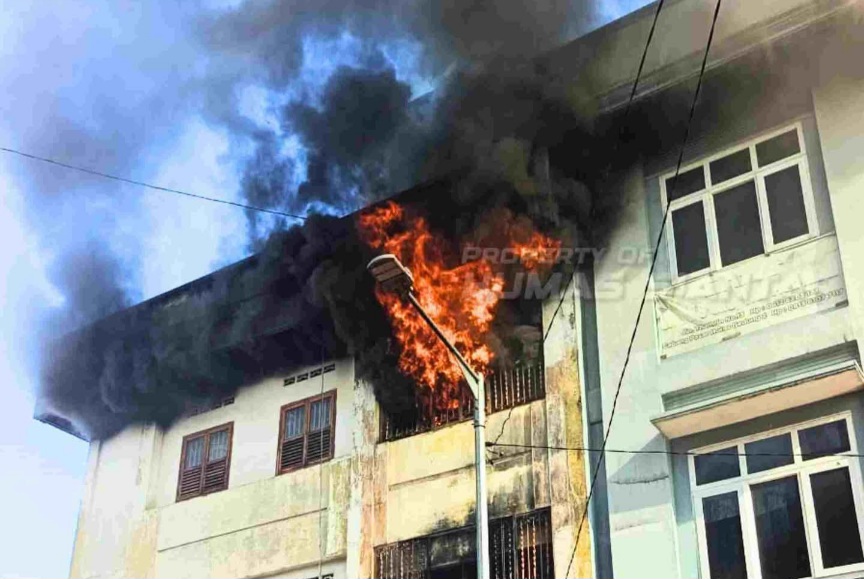 Ruko Grosir Sepatu Di Pematangsiantar Terbakar, Kerugian Ditaksir Rp1 Miliar