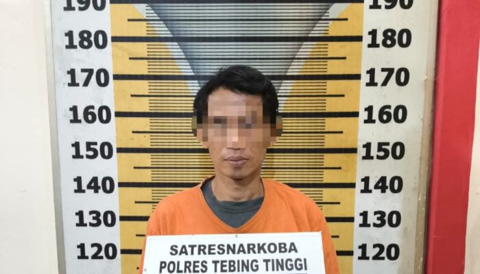 Tangkap Residivis Di Bengkel, Polres Tebingtinggi Sita Sabu 1,64 Gram