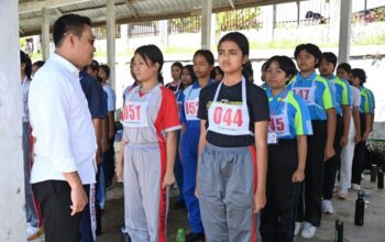 Bupati Humbahas Tinjau Seleksi Kesehatan Dan Parade Paskibraka