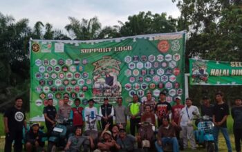 Polres Tebingtinggi Amankan HBH Komunitas Vespa, Sosialisasi Tertib Lalu Lintas