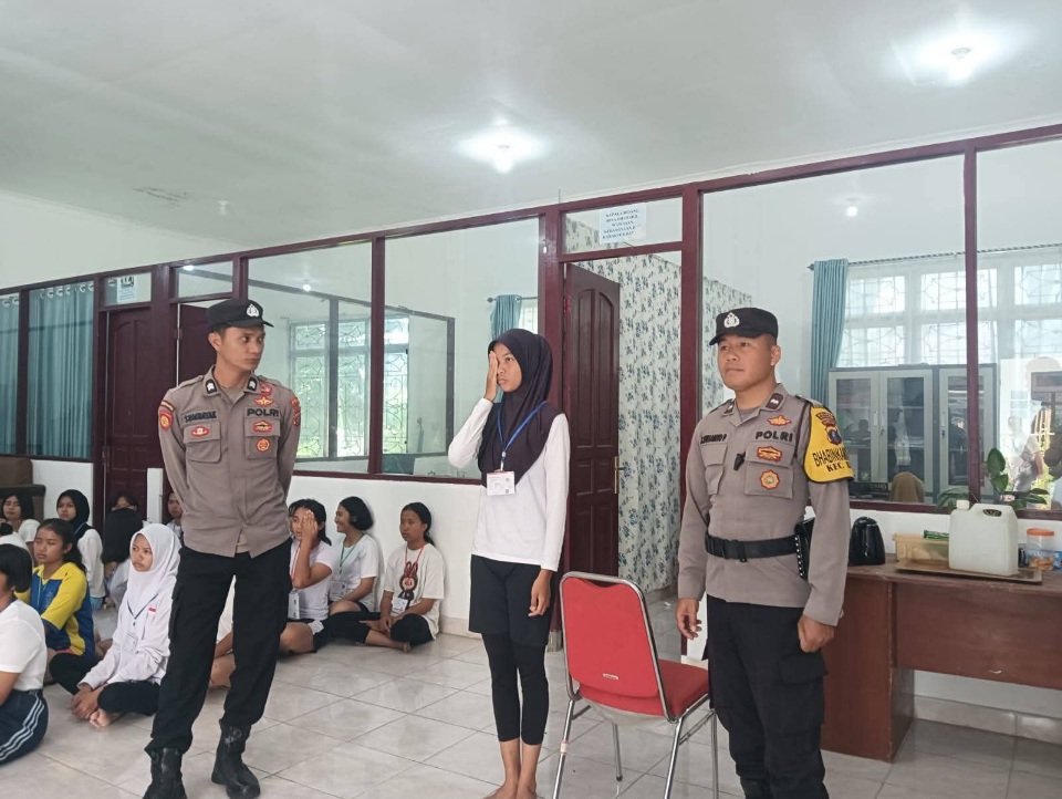 Polsek Raya Kawal Seleksi Kesehatan Calon Paskibraka Simalungun