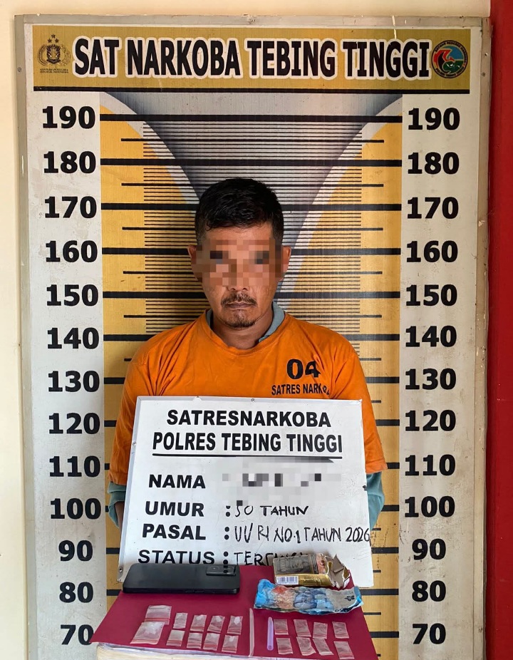 Satresnarkoba Tangkap Pengedar Sabu Di Jl Ir H Juanda Tebingtinggi