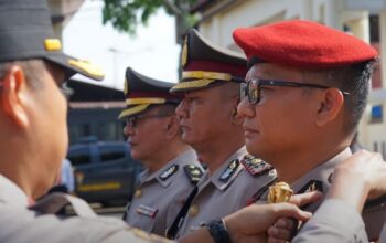 Sertijab 7 Perwira, Kapolres Tekankan Loyalitas Dan Pelayanan