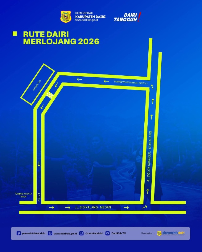 Dairi Merlojang 2026, Jalan Di Sekitar Sitinjo Ditutup Sementara