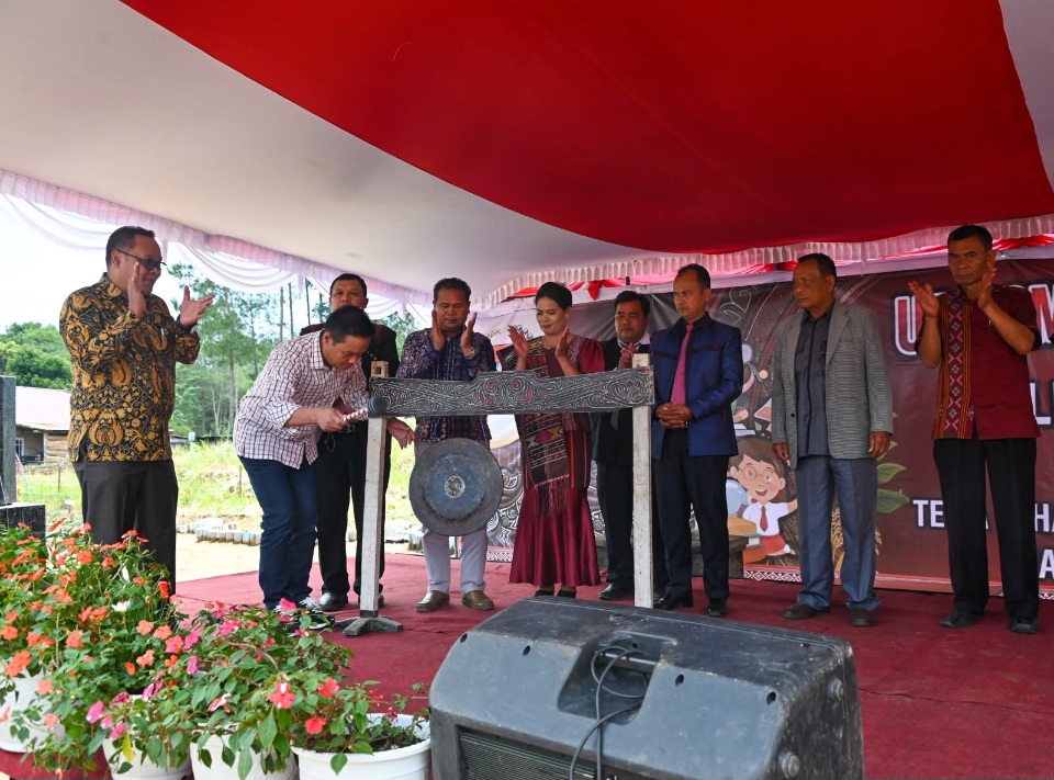 SMPN 025 Siborutorop Humbahas Gelar Pensi