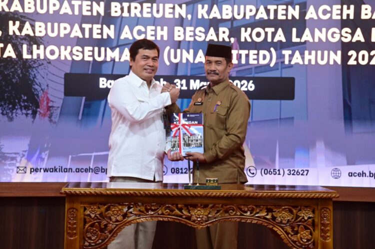 Wakil Bupati Aceh Besar Serahkan LKPD 2025 ke BPK