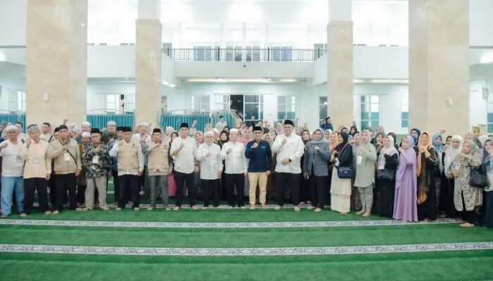 Bank Sumut Dan Bank Sumut Syariah P.Sidimpuan Fasilitasi 148 Calhaj Ikuti Manasik Haji Akbar Di Medan