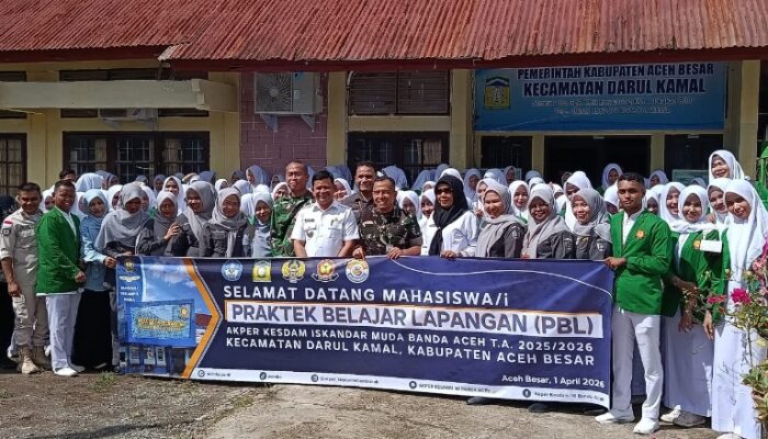 Camat Darul Kamal Ajak Mahasiswa PBL Kesdam Hadir Lebih Dekat Dengan Masyarakat
