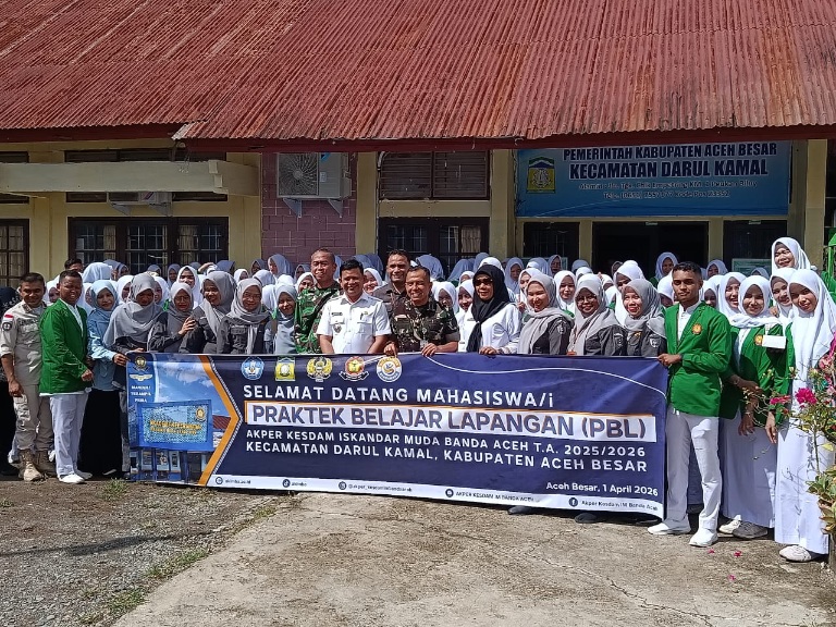 Camat Darul Kamal Ajak Mahasiswa PBL Kesdam Hadir Lebih Dekat Dengan Masyarakat