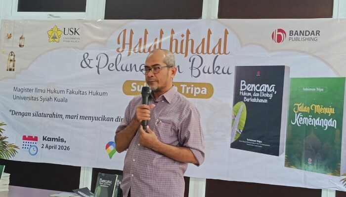 Guru Besar USK Luncurkan Dua Buku Saat Ultah Ke-50