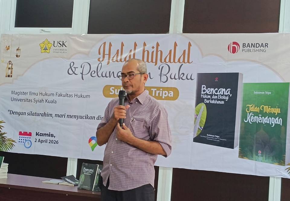 Guru Besar USK Luncurkan Dua Buku Saat Ultah Ke-50