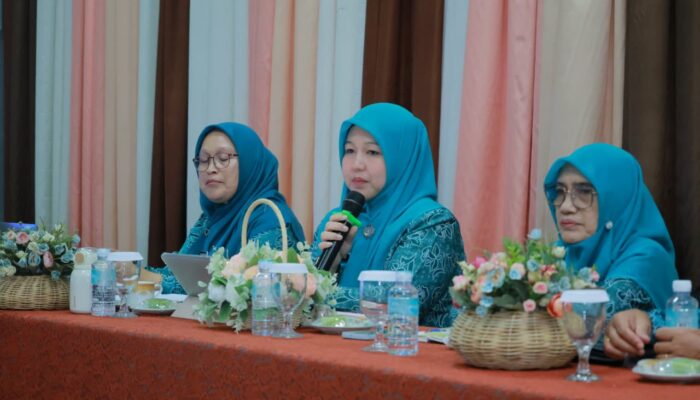 TP PKK Aceh Besar Gelar Pertemuan Rutin dan Halal Bihalal Pasca Idul Fitri