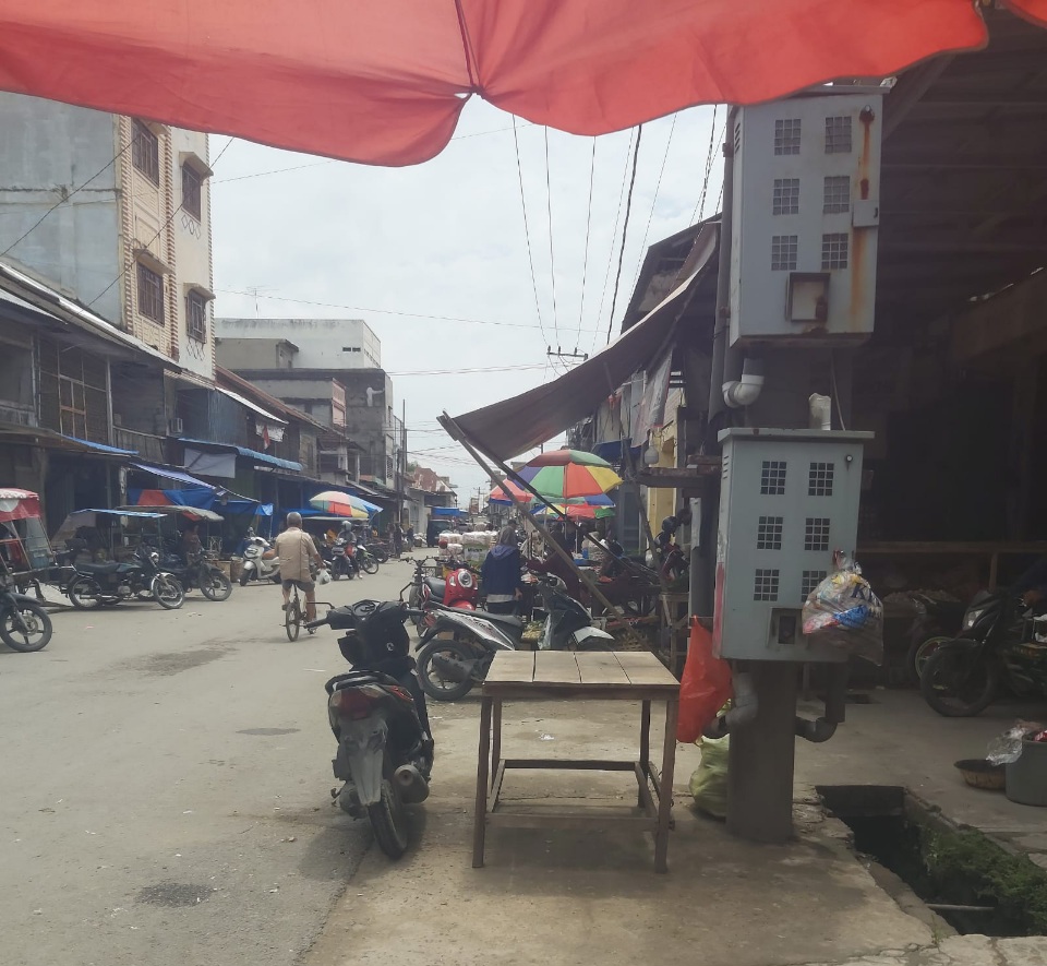 PKL Di Babalan Masih Belum Masuk Ke Lokasi 