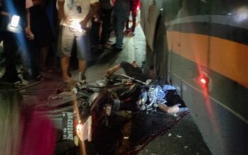 Bus Kontra Betor Di Sidimpuan, Warga Mosa Tapsel Tewas