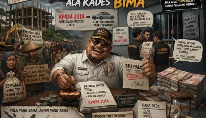 Aksi “Barbar” Proyek Fiktif ala Kades Bima