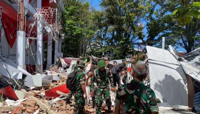 TNI Turun Tangani Dampak Gempa M 7,6 di Sulawesi Utara, Evakuasi hingga Pemulihan Terus Digenjot