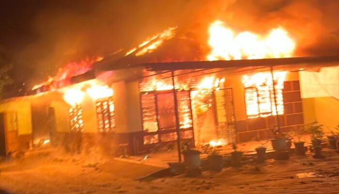 Kebakaran Hanguskan Rumah dan Empat Sepeda Motor di Pantai Labu