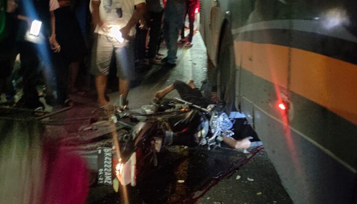 Bus Kontra Betor Di Sidimpuan, Warga Mosa Tapsel Tewas