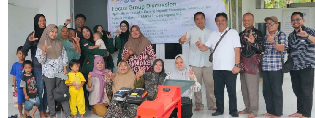 FGD Optimalisasi Produksi Emping Jagung: Penerapan Teknologi Inovasi Peralatan di UMKM Emping Jagung 513