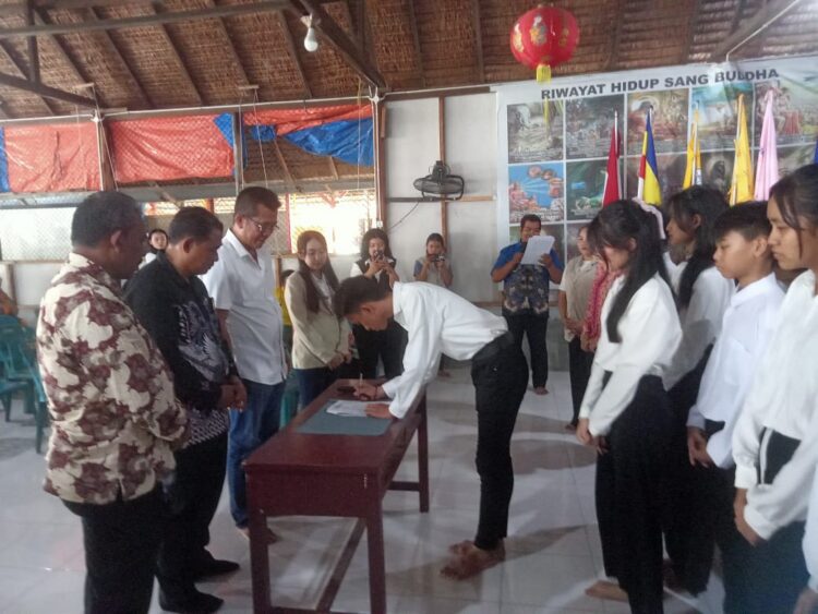 Pengurus Muda-mudi Vihara Satya Dharma Resmi Dilantik