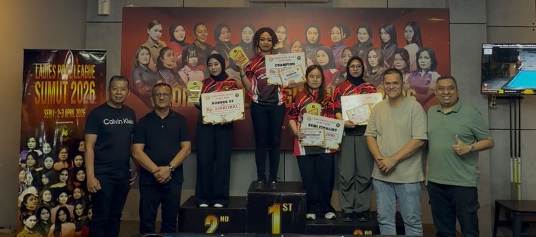 Liza Juara Seri I Ladies Pool Sumut 2026
