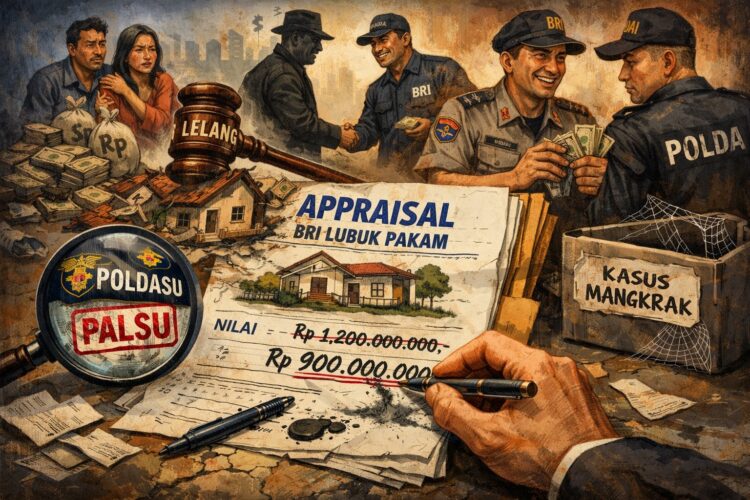 Jejak Catatan Palsu Appraisal BRI di Poldasu
