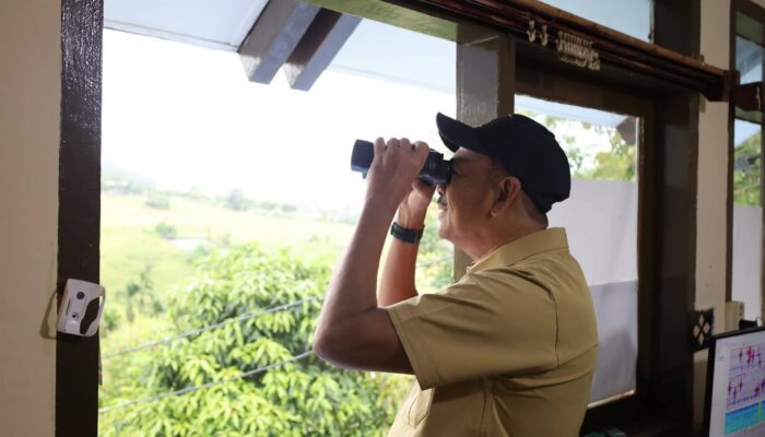 Pesan Bupati Madina Usai Pantau Aktivitas Gunung Sorik Marapi