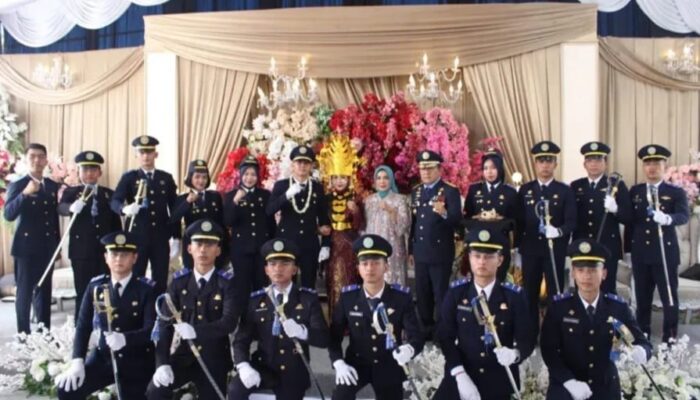 Kadishub Binjai Jadi Inspektur Upacara Pedang Pora Pernikahan Yunior STTD